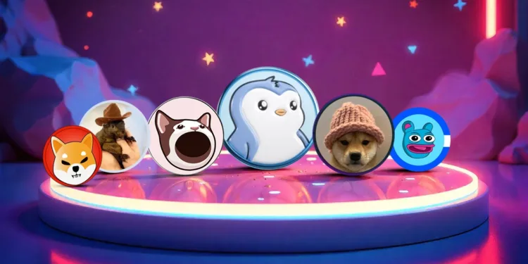 Top Meme Coins of 2025 Are SHIB, PENGU, Popcat, PNUT, WIF, and BRETT the Ones to Watch