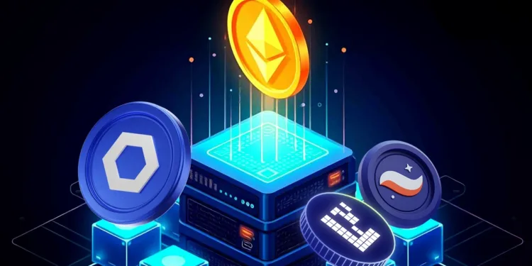 Top ETH-Based Projects by Development Chainlink, Starknet, Ethereum Lead Despite Market Dip